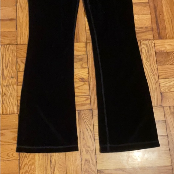Velvet boot cut pants - Picture 2 of 4